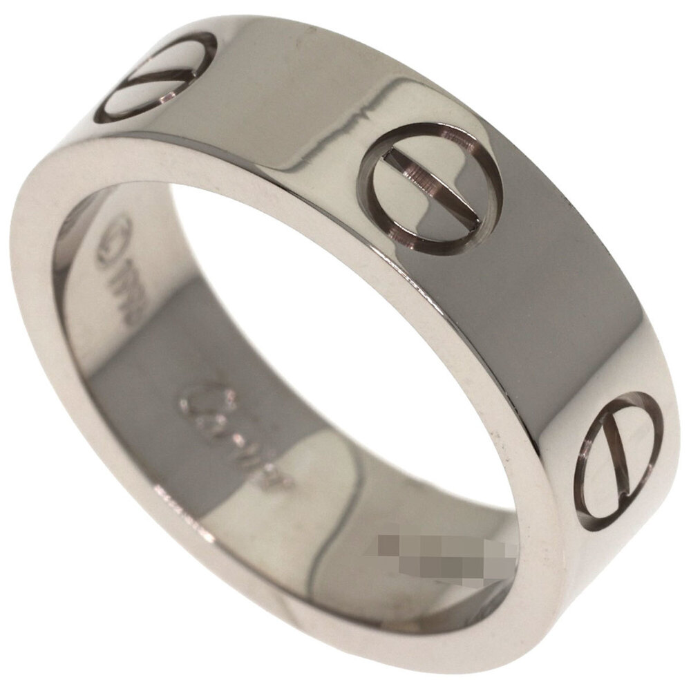 CARTIER Authentic 18k Silver Love Ring #50